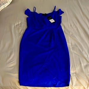 Cocktail blue dress